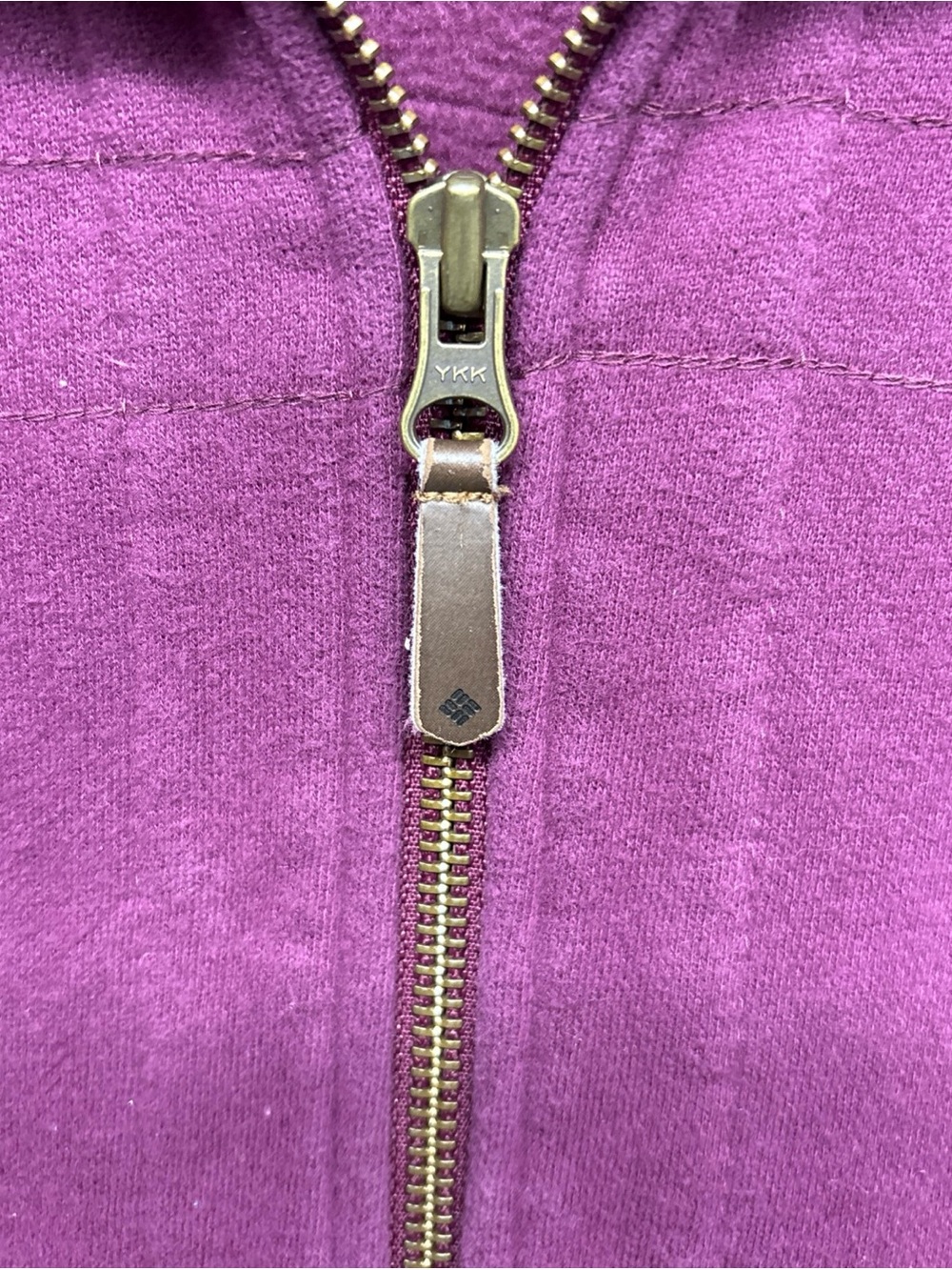 Vintage Columbia Plum Zip-Up‎ Fleece Jacket - Picture 2 of 9
